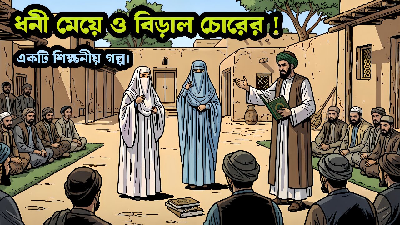 বড়লোকের মেয়ে ও বিড়াল চোরের মজার গল্প। শিক্ষনীয় মজার গল্প |ইসলামিক গল্প | Islamic Bangla Golpo