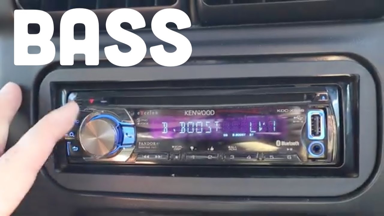 Настройки автомобильной стереосистемы Kenwood для более мощных басов (настройки стереосистемы Ken...