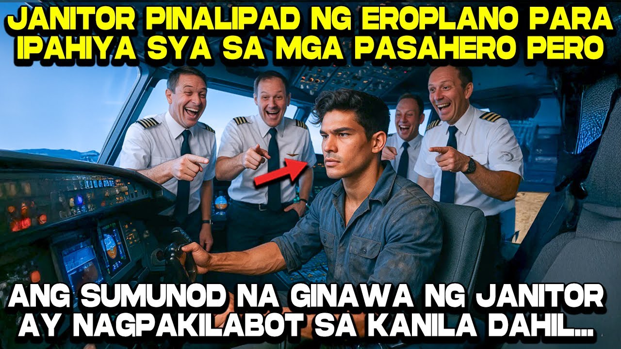 Janitor Pinalipad ng Eroplano para ipahiya sya sa mga Pasahero, Pero...