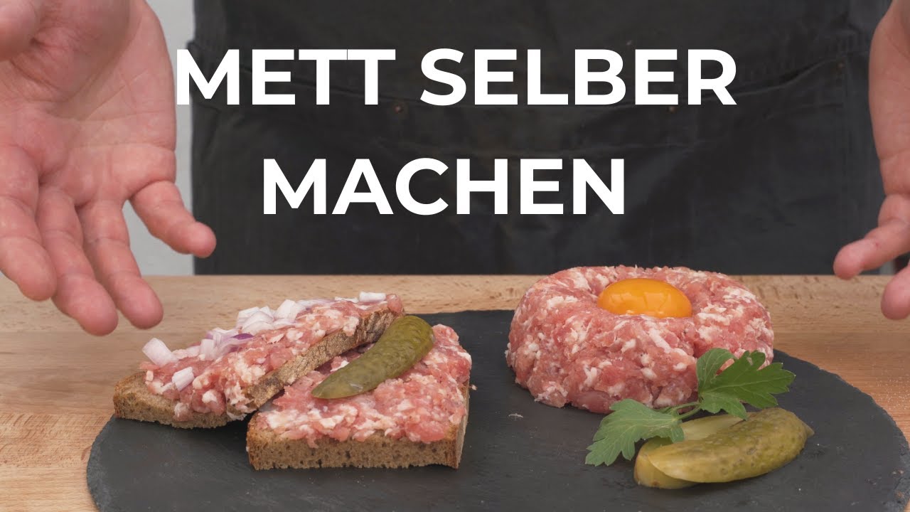 Mett selber machen - Thüringer Mett & Hackepeter schnell zu Hause