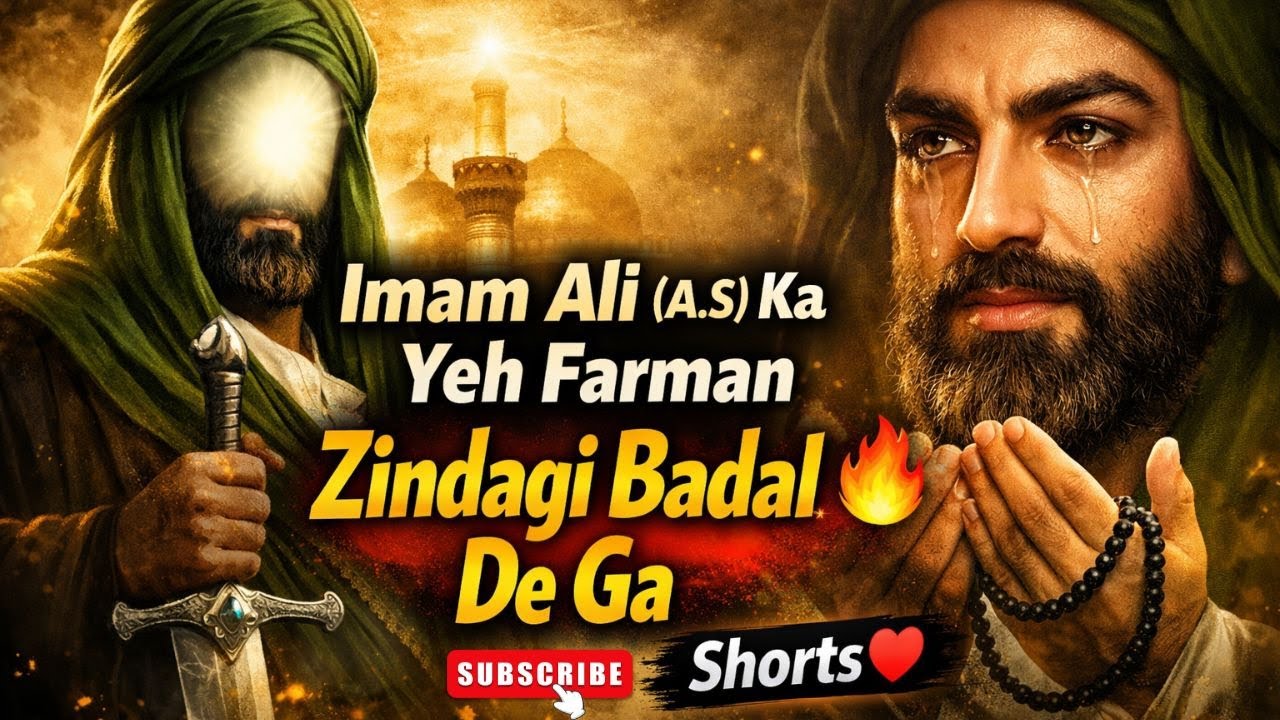Imam Ali (A.S) Ka Yeh Farman Zindagi Badal De Ga 🔥 | Shorts❤️ #shortsfeed #viral #shorts