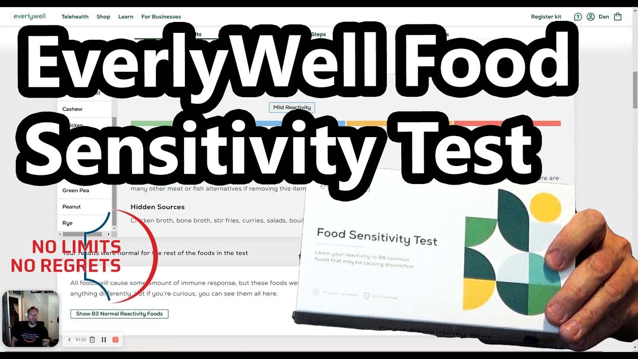 Taking the EVERLYWELL FOOD SENSITIVITY Test Video - Instructions and Results