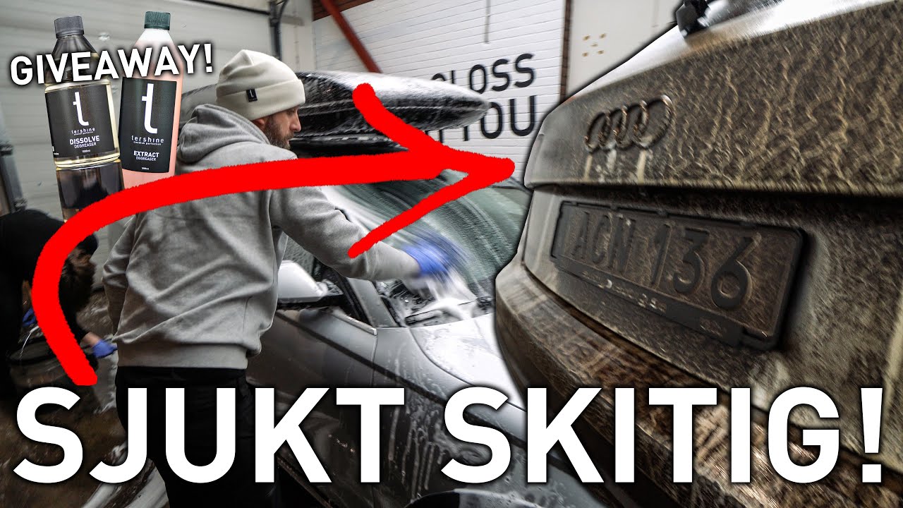 TVÄTTAR SJUKT SMUTSIG A6 ALLROAD