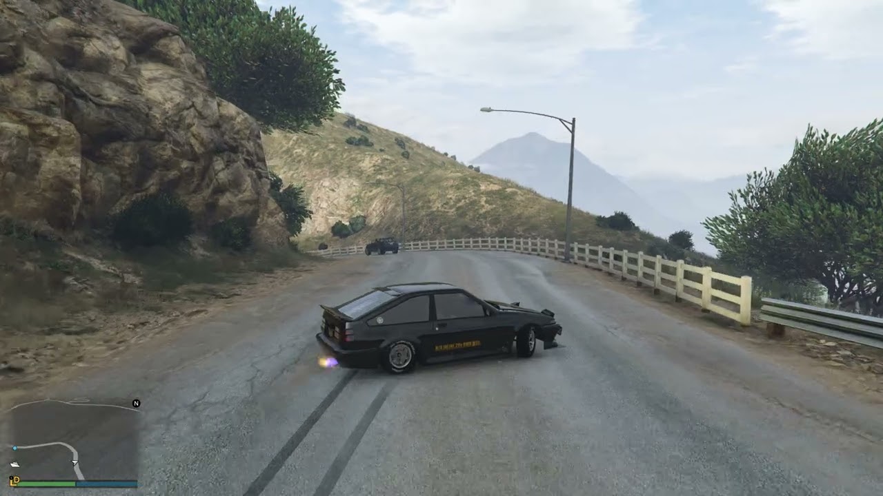 【GTA Online】新版甩尾，山道甩尾，卡林 福多 GTX