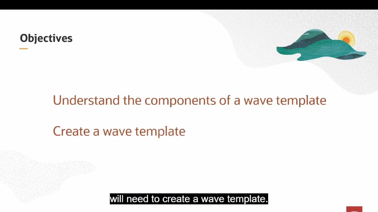17 Create Wave Template | Outbound Overview | Oracle Warehouse Management system | Oracle WMS