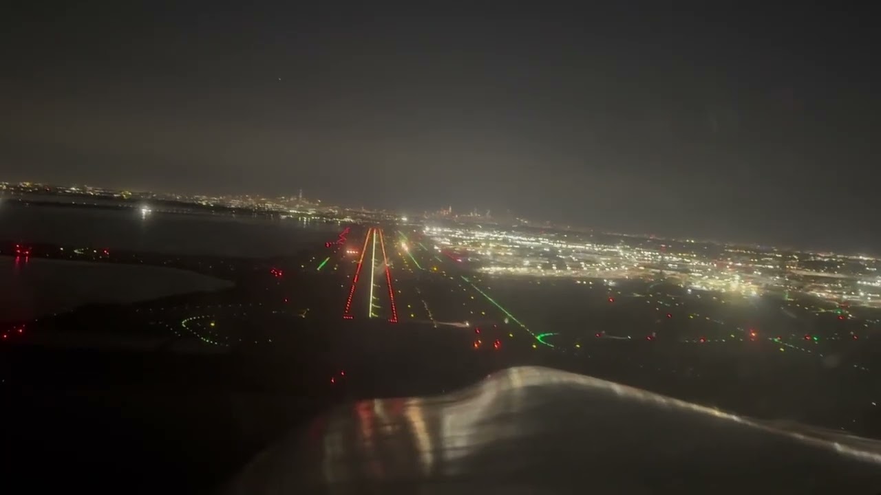 Landing at JFK International in a Piper Archer