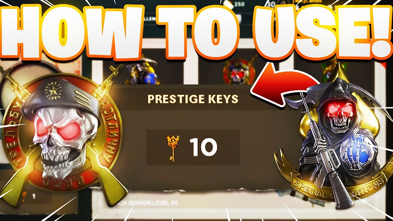 HOW to USE PRESTIGE KEYS in BLACK OPS COLD WAR! HOW COLD WAR PRESTIGE KEYS WORK! (Prestige Keys)