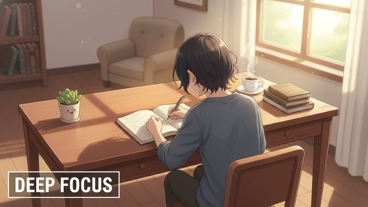 Deep Focus Piano Lofi for Study and Work | Calm & Distraction-Free (58 Minutes)