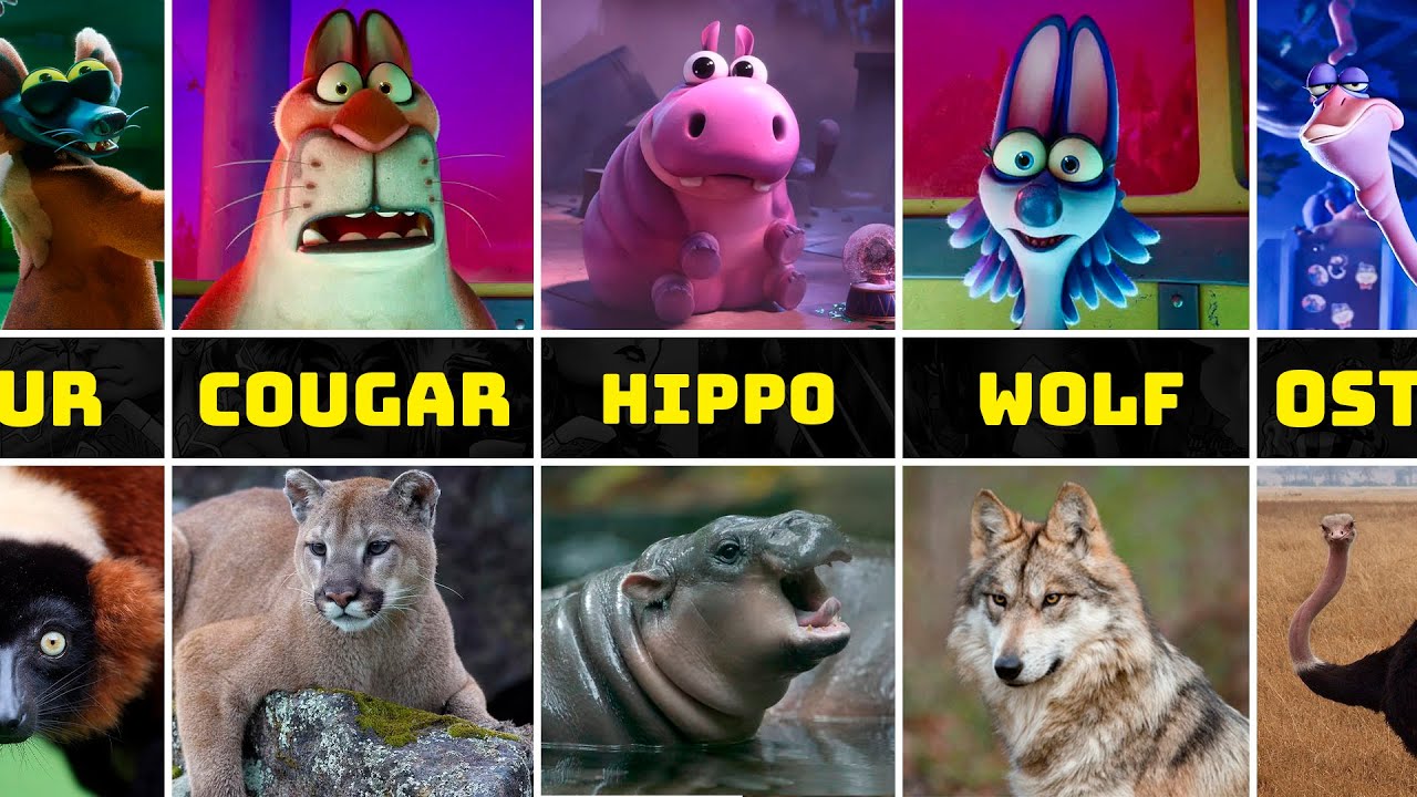 Night of the Zoopocalypse Characters in Real Life