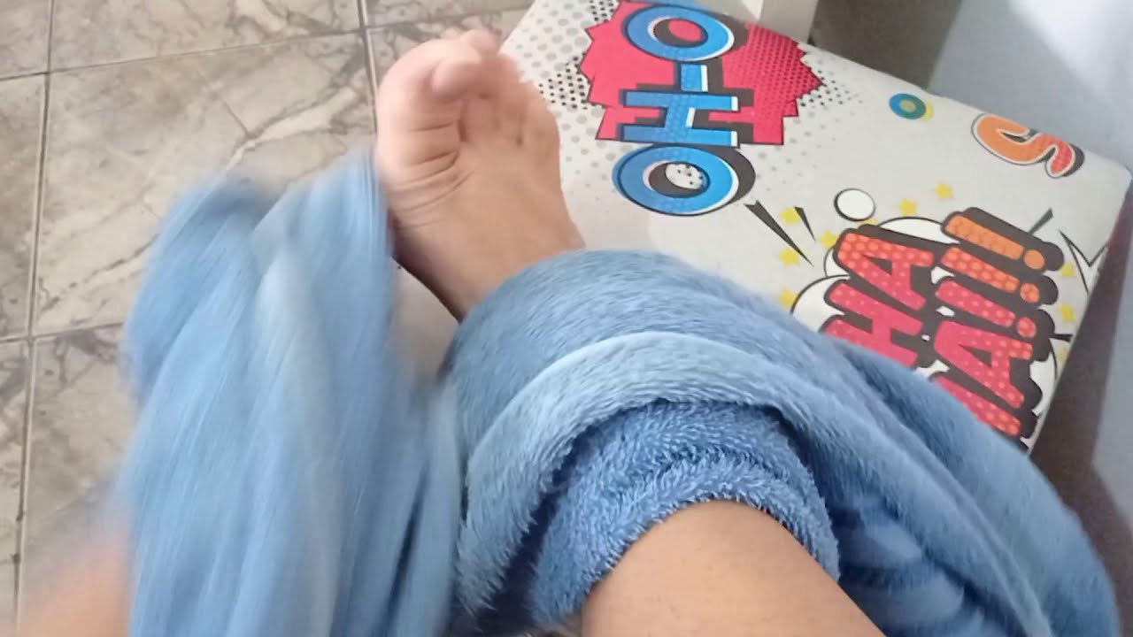 Vlog mostrando meus pés!