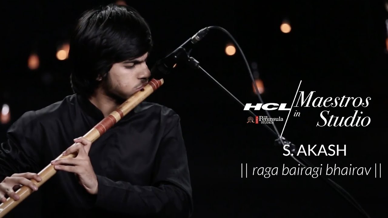 S. Akash presents Raga Bairagi Bhairav | HCL Maestros in studio