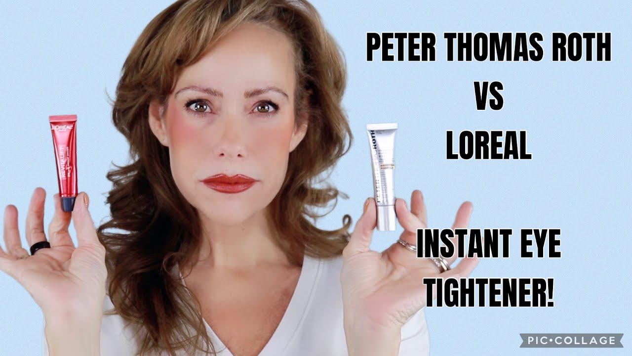 INSTANT WRINKLE ERASER? LOREAL VS PETER THOMAS ROTH!
