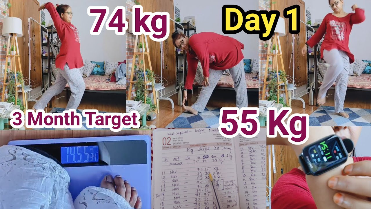 Day 1 Start My Weight Loss Journey Target Reduce 74Kg to 55 Kg in 2month। Let's go।Chish BeautyVlogs