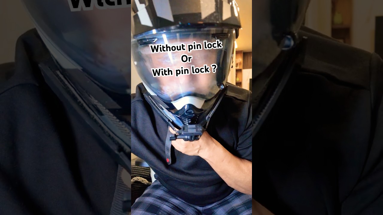 Get a Pin lock visor.