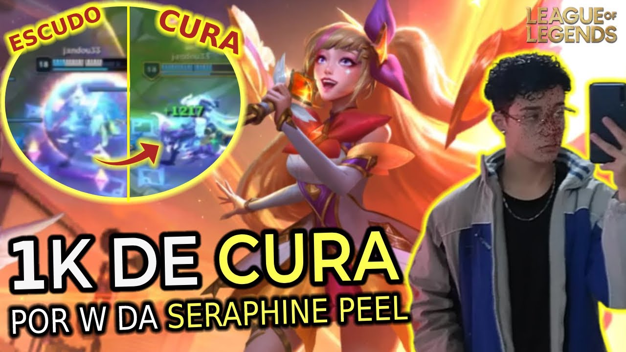 JOGANDO DE SERAPHINE STAR GUARDIAN PELA PRIMEIRA VEZ + PEEL ABSURDO!!!!