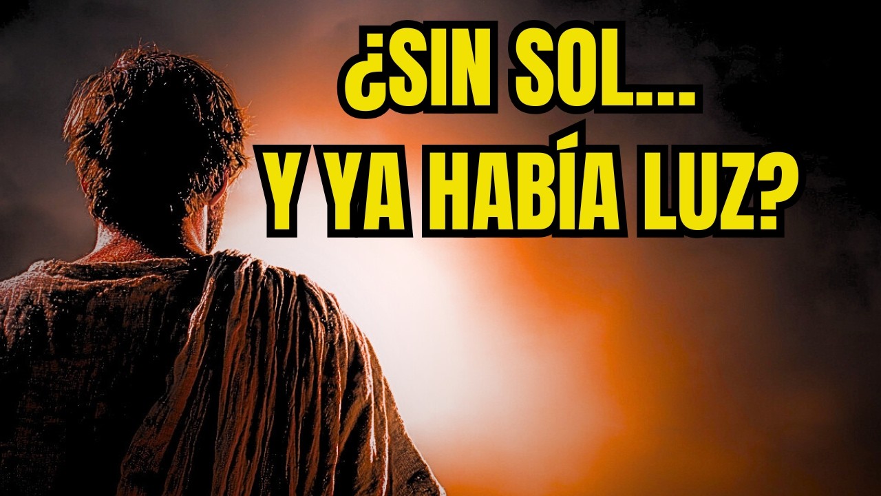 Dios creó la luz… antes del sol