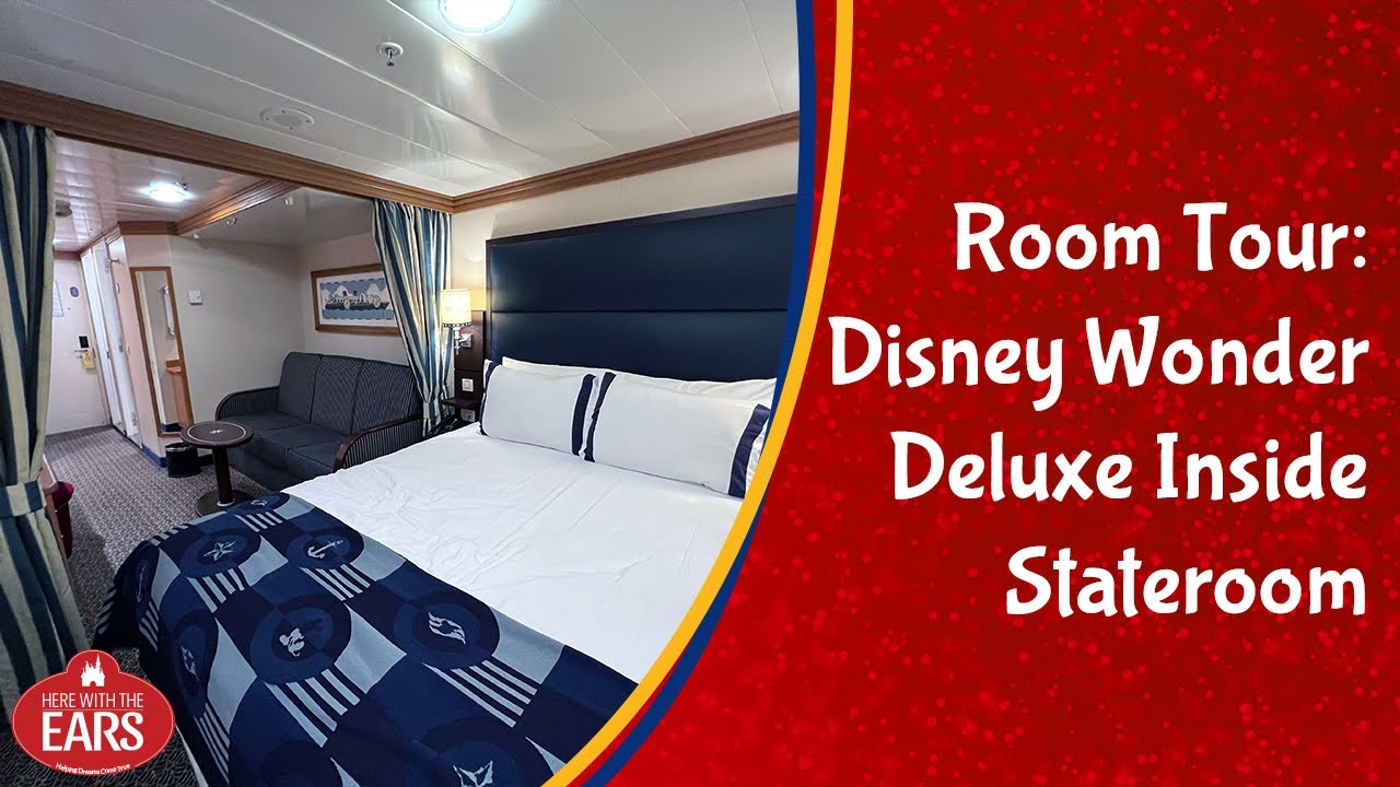 Disney Wonder - Deluxe Inside Stateroom Tour - Category 10B - Room 2107