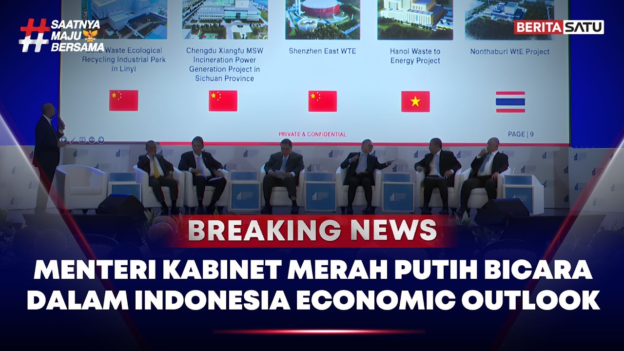 🔴 Breaking News | Menteri Kabinet Merah Putih Bicara Dalam Indonesia Economic Outlook