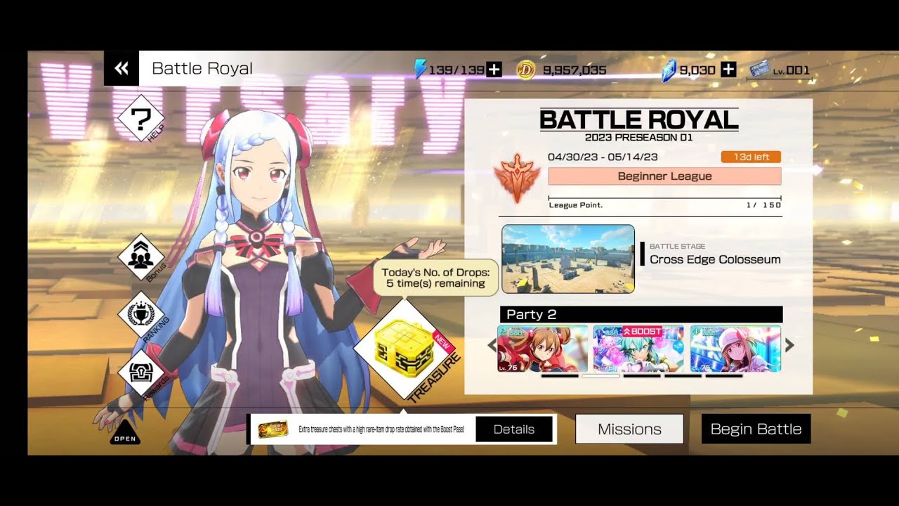 SAOVS | Gameplay Battle Royal 2023 Pre Season 01 (1st Day)