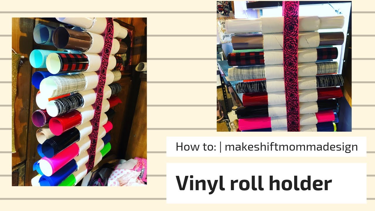 Vinyl roll holder