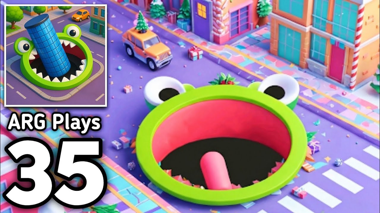 Hole.io - Gameplay Walkthrough Part 35 - Swallow Everything