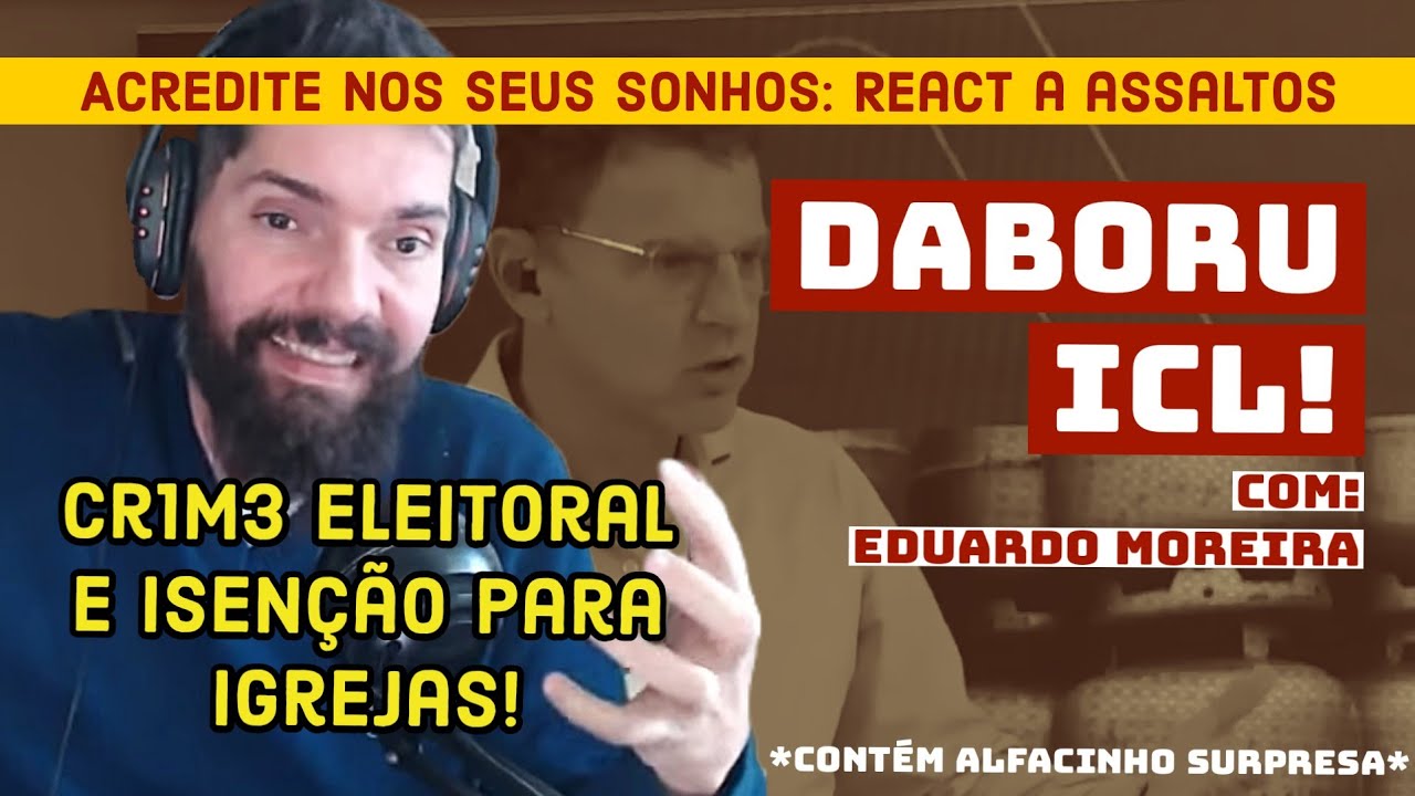 Malandragens NEOPENTECOSTAIS e ELEITORAIS ft. EDUARDO MOREIRA no ICL | João Carvalho