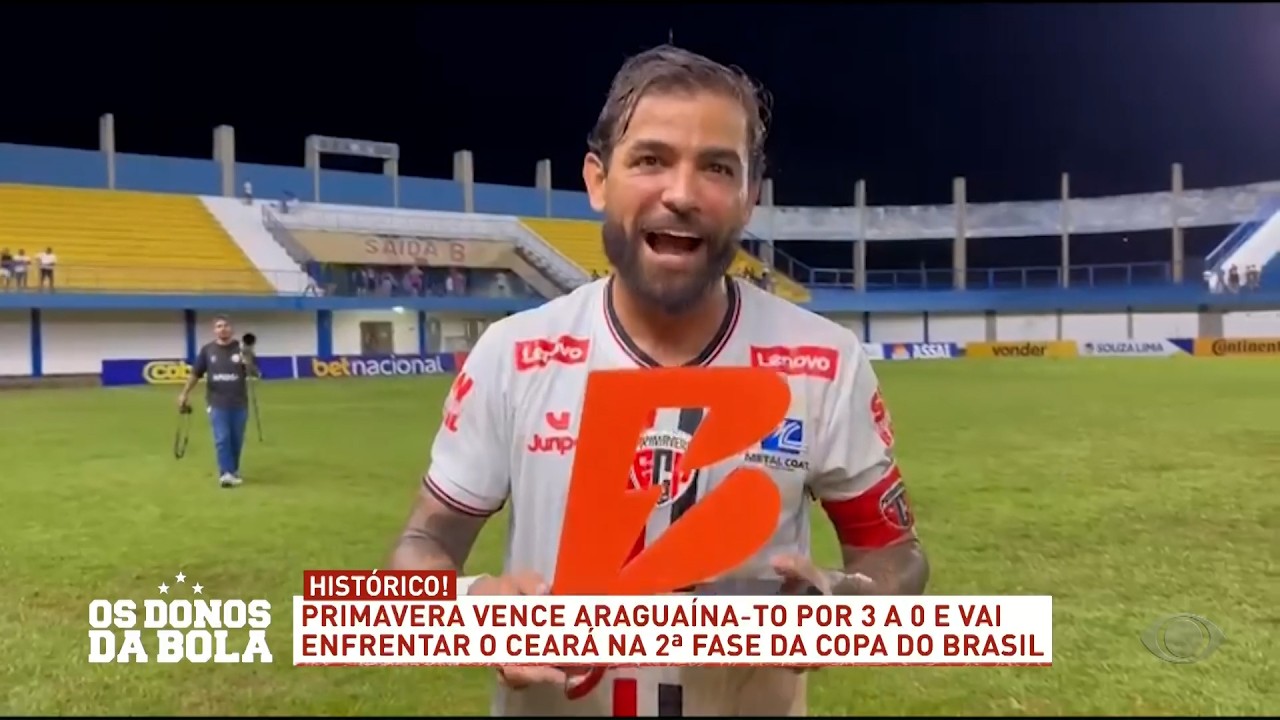 Araguaína 0 X 3 Primavera (18/02) (Comentários) - 19/02/2026 - Os Donos da Bola
