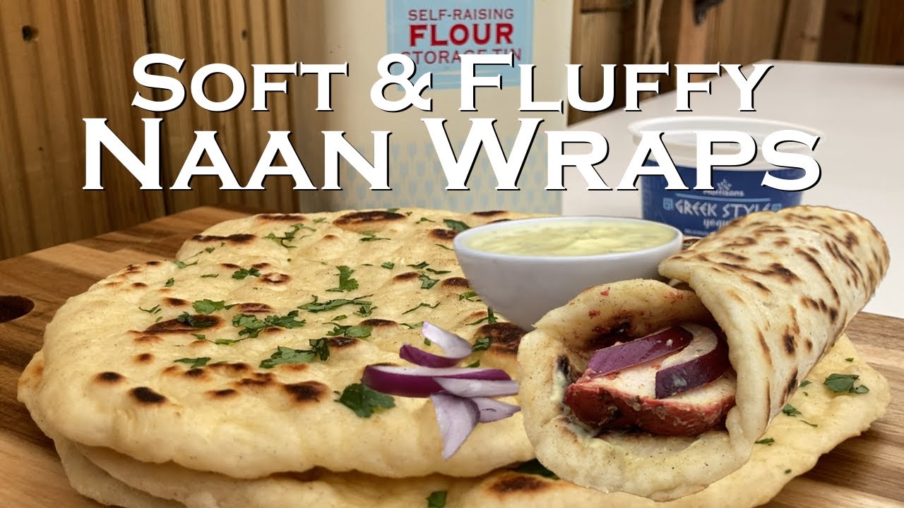 Soft and fluffy flatbread Naan | Naan wraps