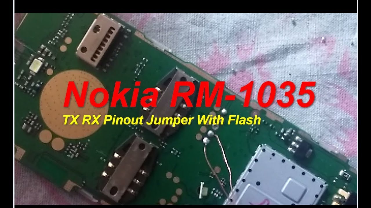 Nokia RM 1035 TX RX Pinout Jumper With Flash