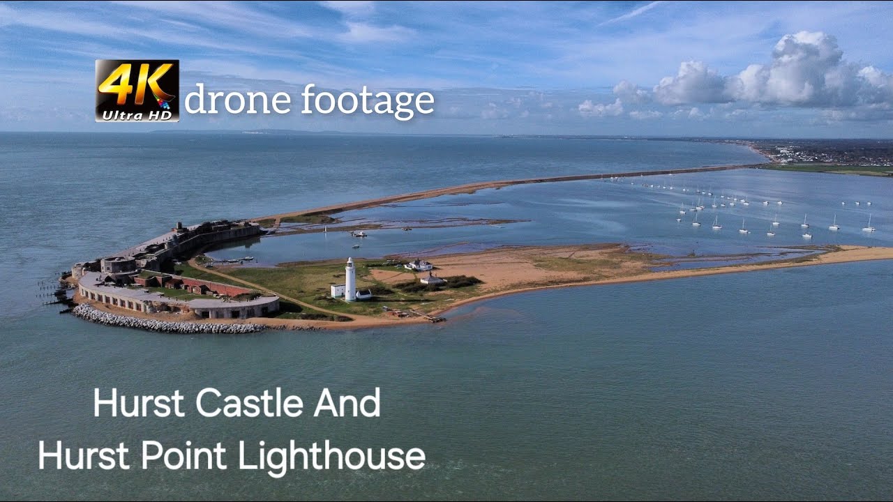 HURST CASTLE. DRONE TOUR 4K. EXPLORING SOLENT'S FORTRESS. HOW I MAKE MY VIDEOS FOR YOU TUBE