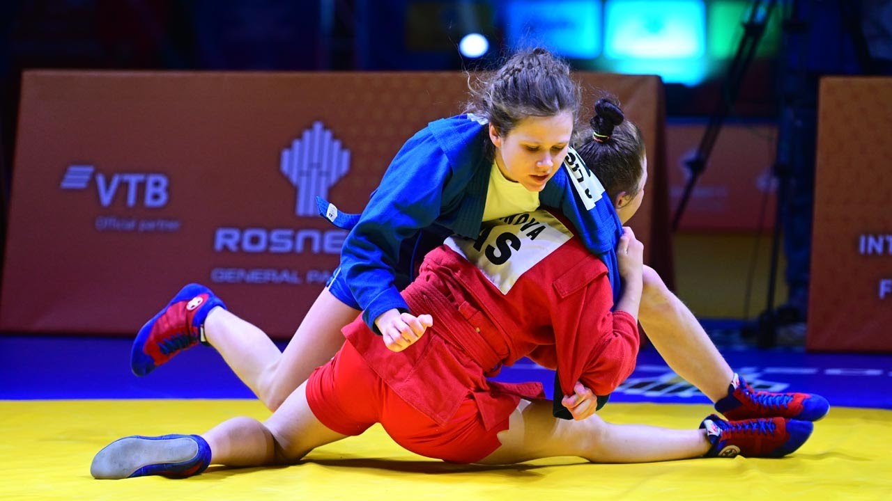 SOLUIANOVA Sofia vs LISOUSKAYA Sofya. Cadets female 50 kg. European SAMBO Championships 2023