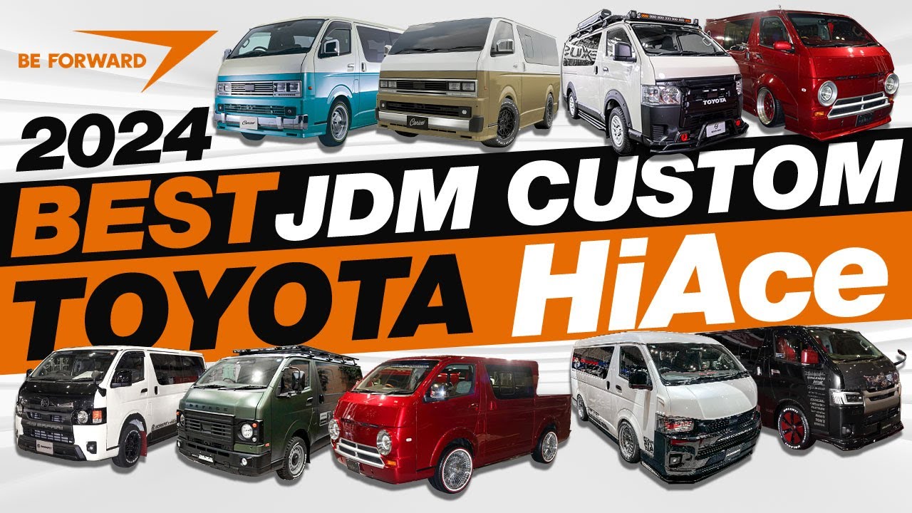 Топ-9 пользовательских Toyota Hiace от японских тюнеров - Токийский автосалон 2024