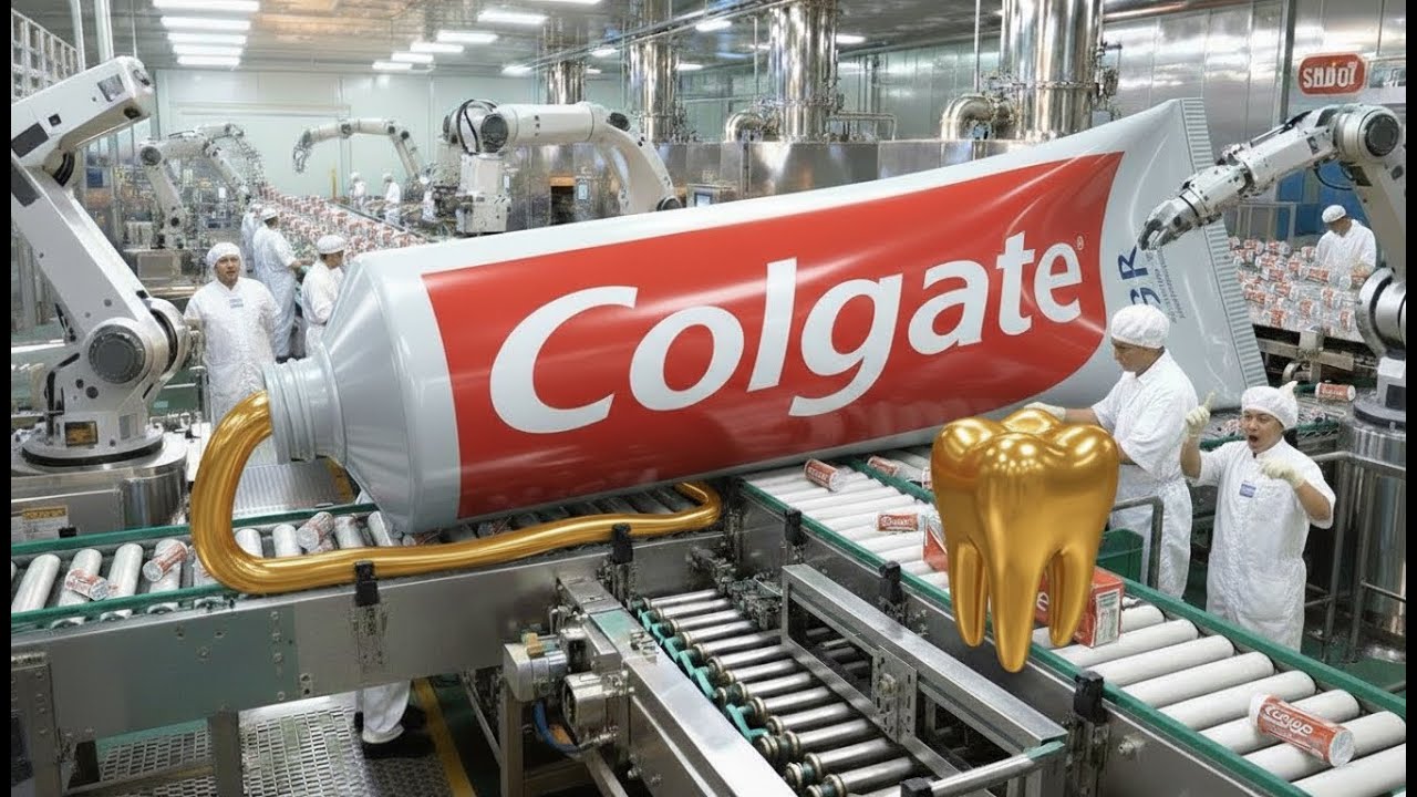 Inside a Massive Factory Producing Ultra White, Fresh Smelling Toothpaste