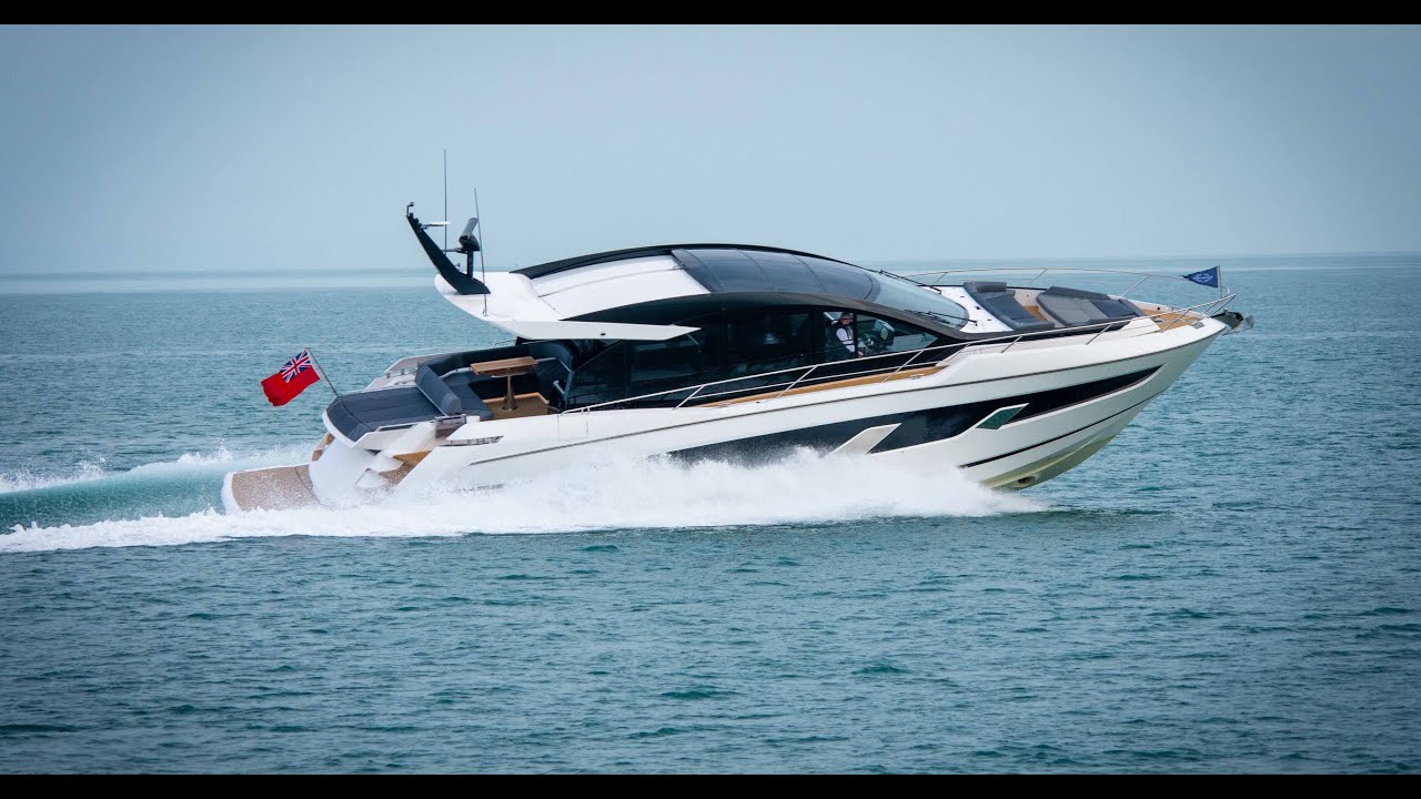 Совершенно новый тур на яхте Sunseeker Predator 65 2022 года — захватывающий новый суперкатер Sun...