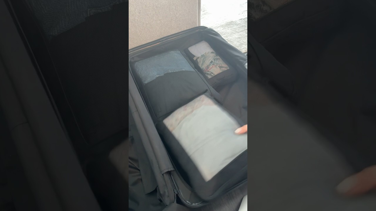 Found the perfect compression packing cubes 🧳 #travel #packing #packingcubs #asmr