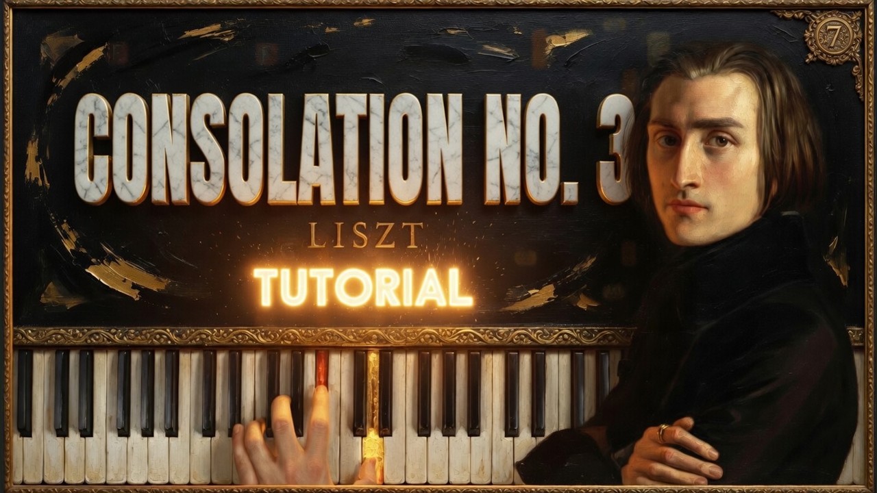 CONSOLATION NO. 3 by Franz Liszt | Piano Tutorial (Part 1) Slow and Detailed
