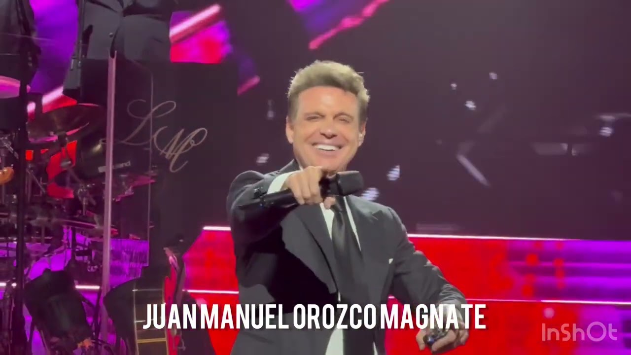 LUIS MIGUEL Amor, Amor, Amor  ARENA MONTERREY TOUR 2024 27 11 24