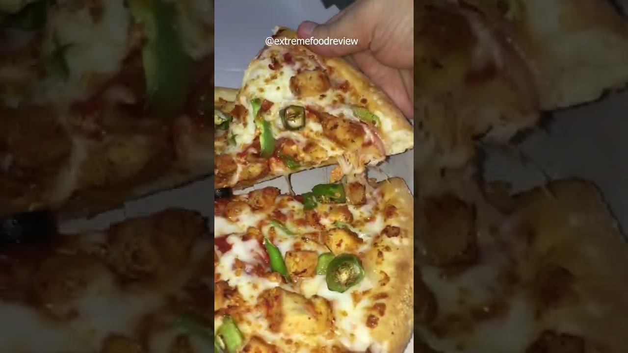 Papa John's Tandoori Chicken Pizza #pizza #papajohns #fastfood #extremefoodreview