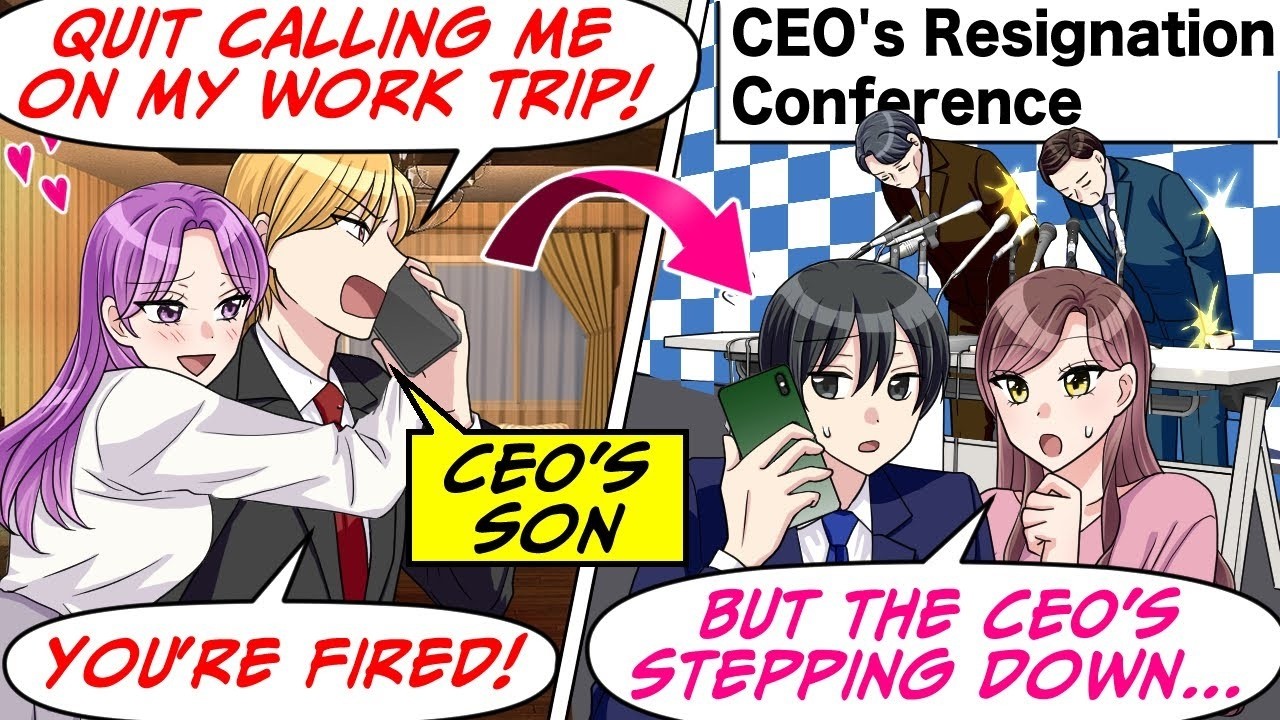 I Called the CEO’s Son During His Business Trip & He Fired Me! But…[RomCom Manga Dub]