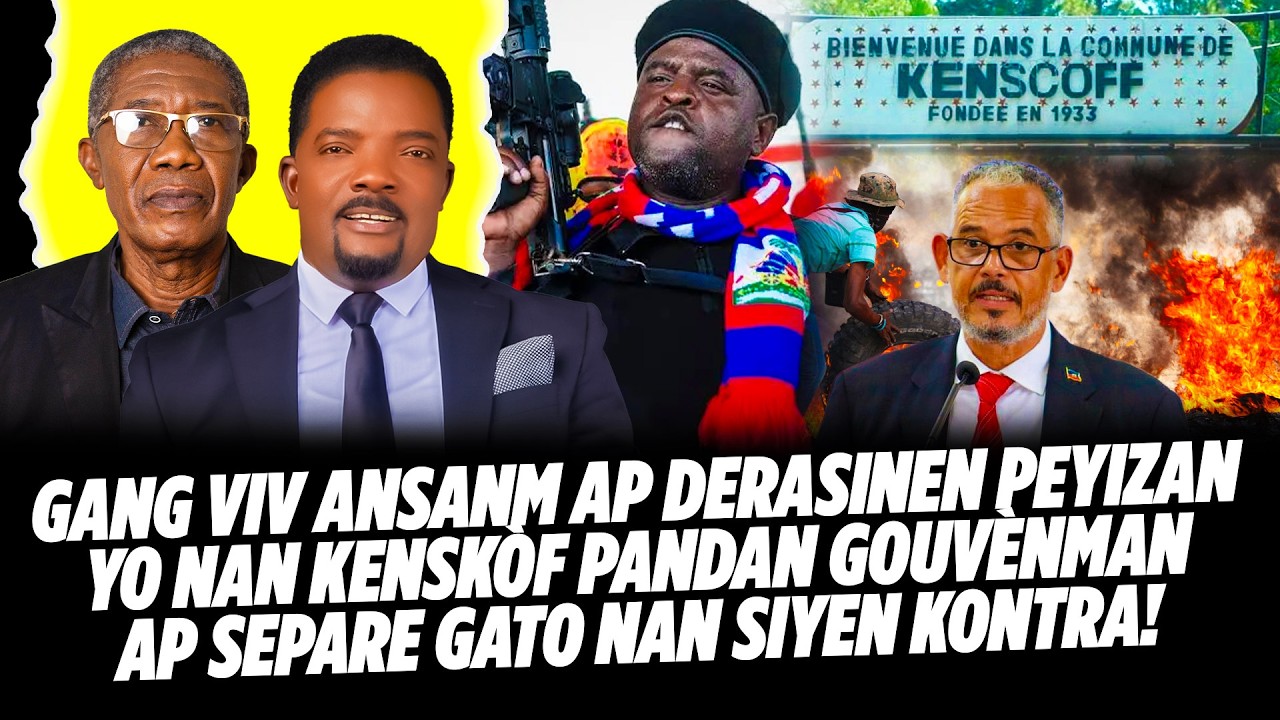 GANG VIV ANSANM AP DERASINEN PEYIZAN YO NAN KENSKÒF PANDAN GOUVÈNMAN AP SEPARE GATO NAN SIYEN KONT