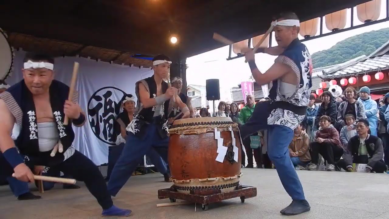 第23回神恩感謝日本太鼓祭1日目　熊野鬼城太鼓　『寄せ太鼓』　～おかげ横丁太鼓櫓～