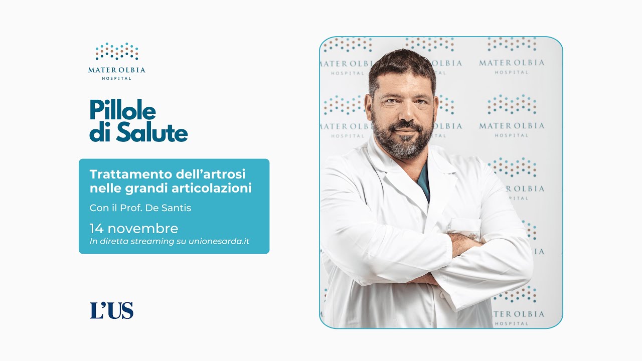 Artrosi: Intervista al Prof. Vincenzo De Santis - Direttore Reparto di Ortopedia e Traumatologia.