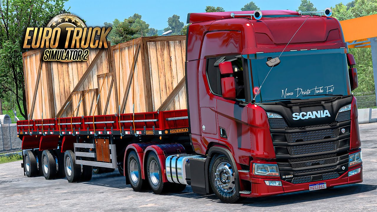 Scania R520 no Granel Grade Baixa - Euro Truck 2 Mods 1.48