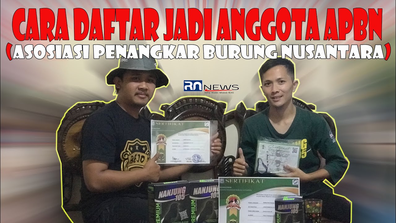 CARA DAFTAR JADI ANGGOTA APBN (Asosiasi Penangkar Burung Nusantara)