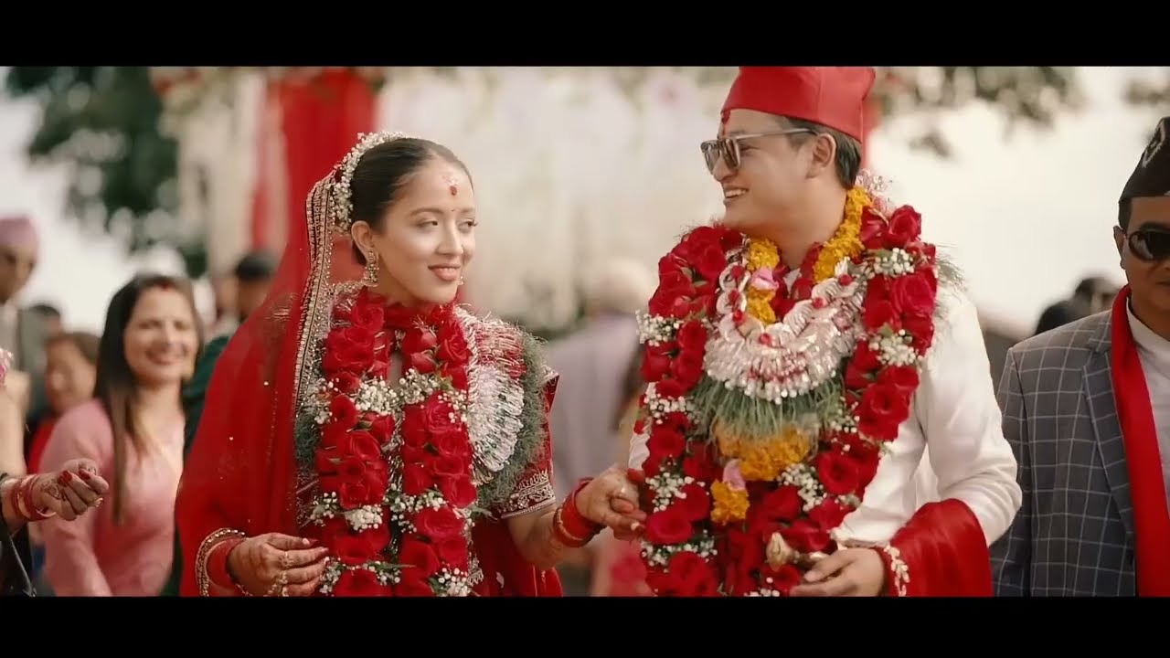 Salons wedding raja /rani salon basnet, & karishma kc Aamesh Bhandari sunita thegim