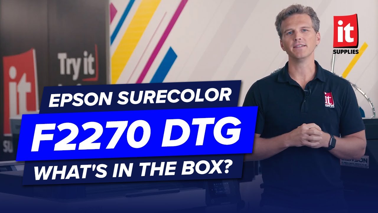 EPSON SureColor F2270 DTG: What's in the box?