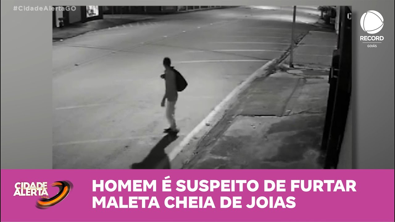 INVADIU ESTÚDIO: HOMEM É SUSPEITO DE FURTAR MALETA CHEIA DE JOIAS