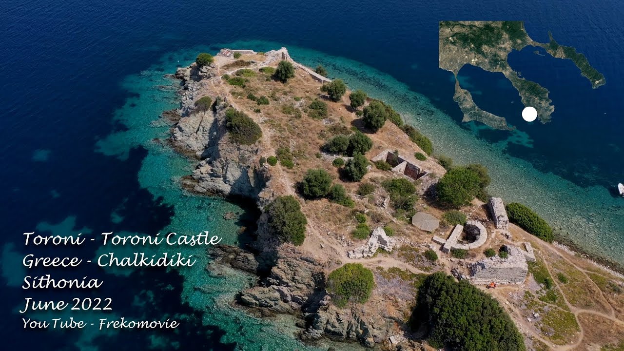 586. Greece - Chalkidiki - Sithonia - Toroni - Toroni Castle [22-06-2022] 4K