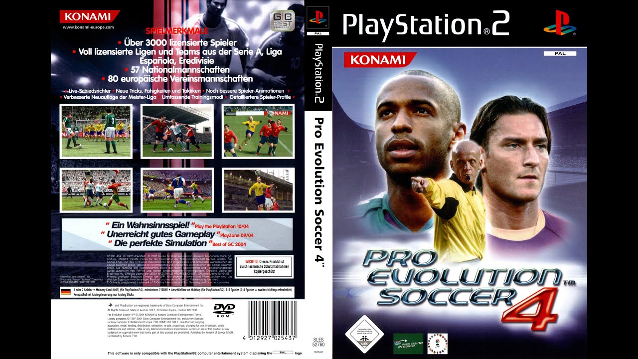 #04 Playstation 2   Pro Evolution Soccer 4 ou Winning Eleven 8