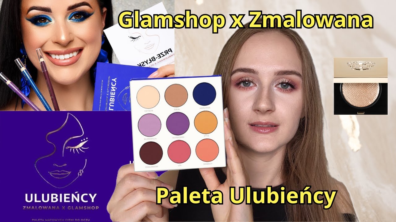 Testujemy paletę Zmalowanej Glamshop Ulubieńcy | 3 makijaże